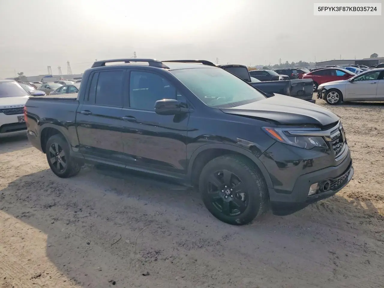 5FPYK3F87KB035724 2019 Honda Ridgeline Black Edition