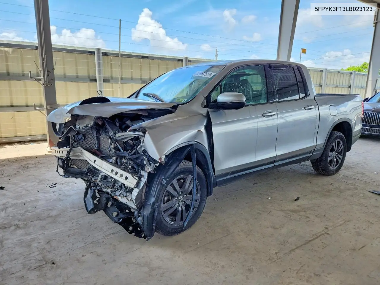 2020 Honda Ridgeline Sport VIN: 5FPYK3F13LB023123 Lot: 52967556