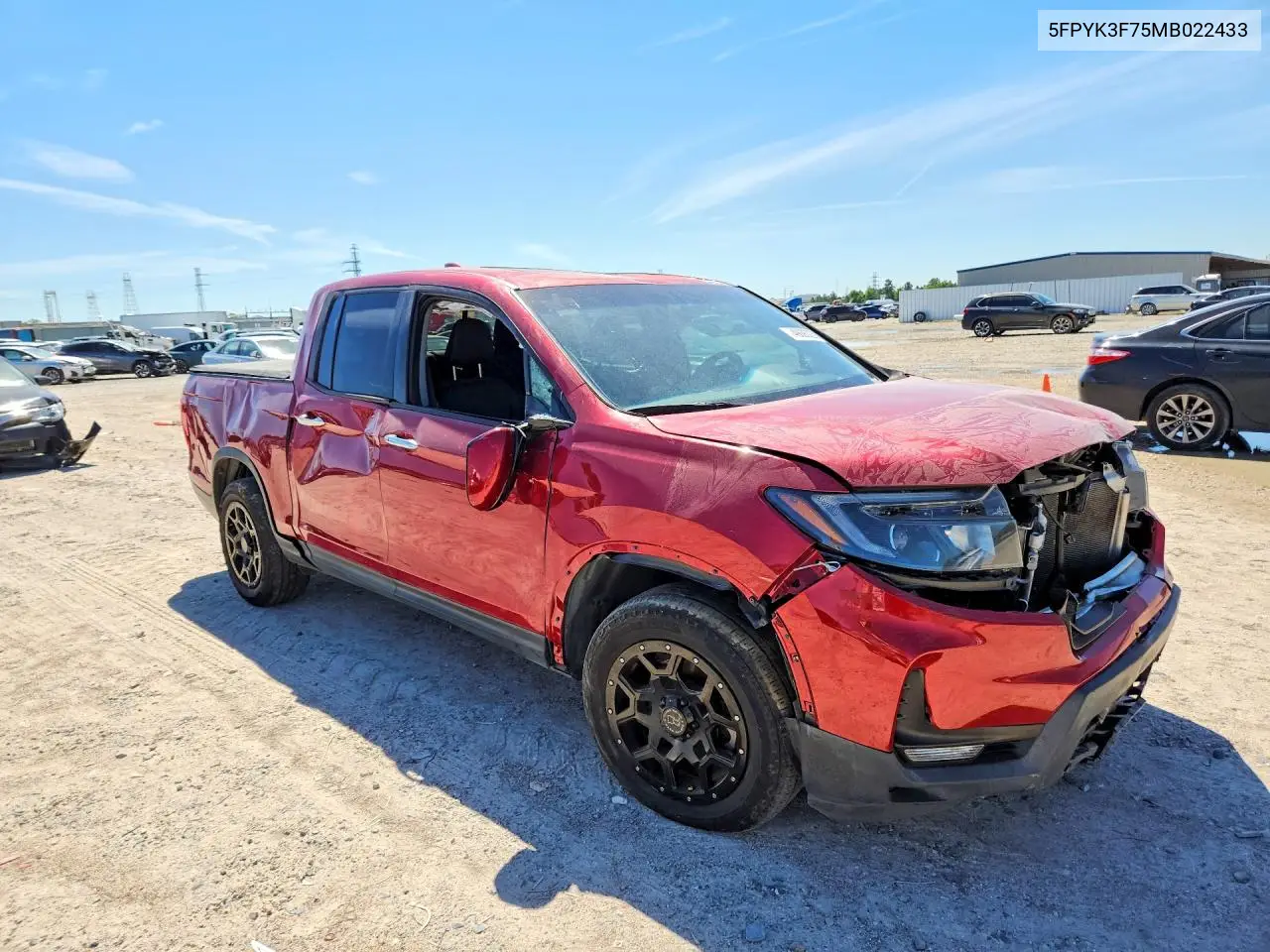 5FPYK3F75MB022433 2021 Honda Ridgeline Rtl