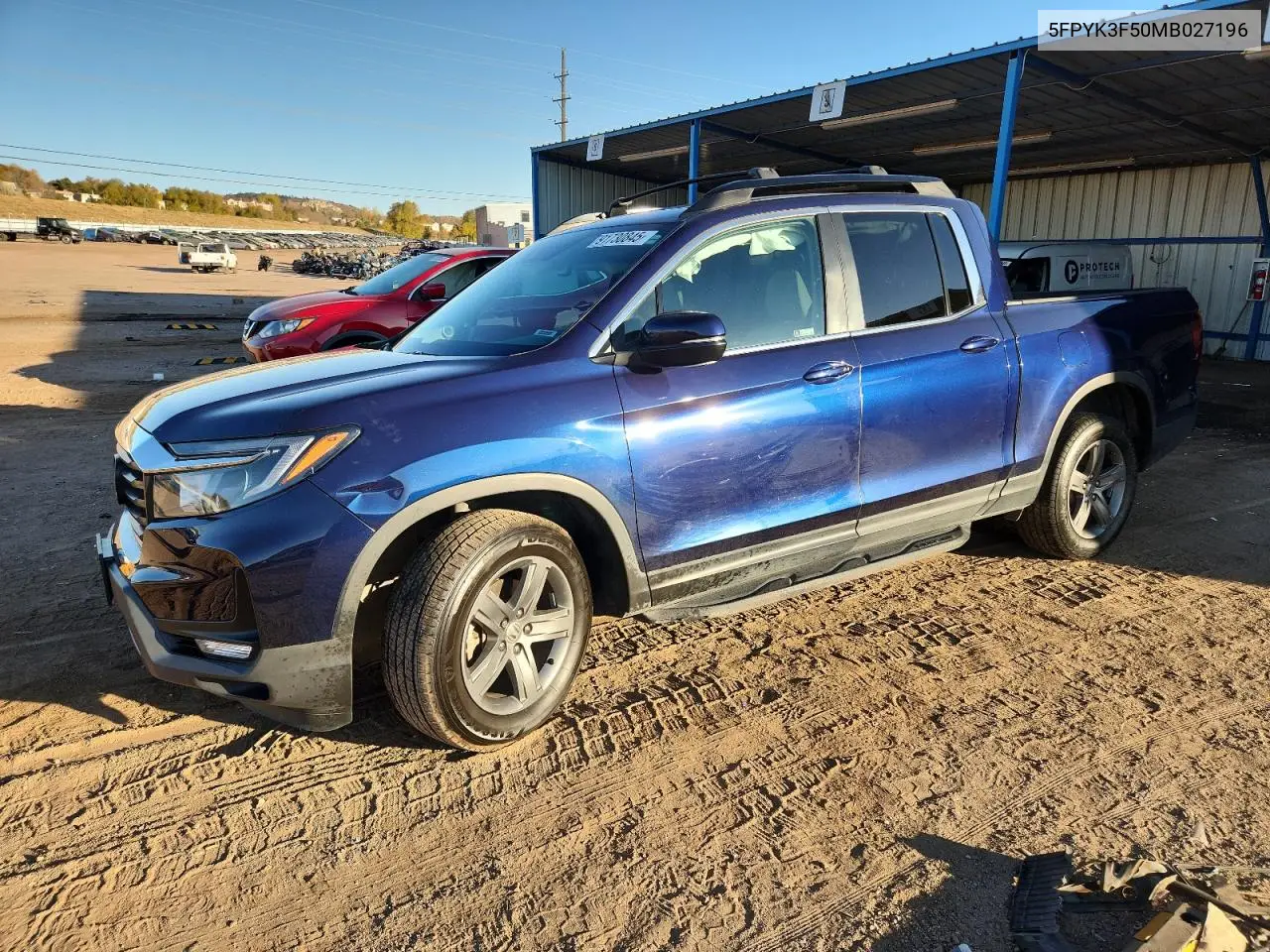 5FPYK3F50MB027196 2021 Honda Ridgeline Rtl