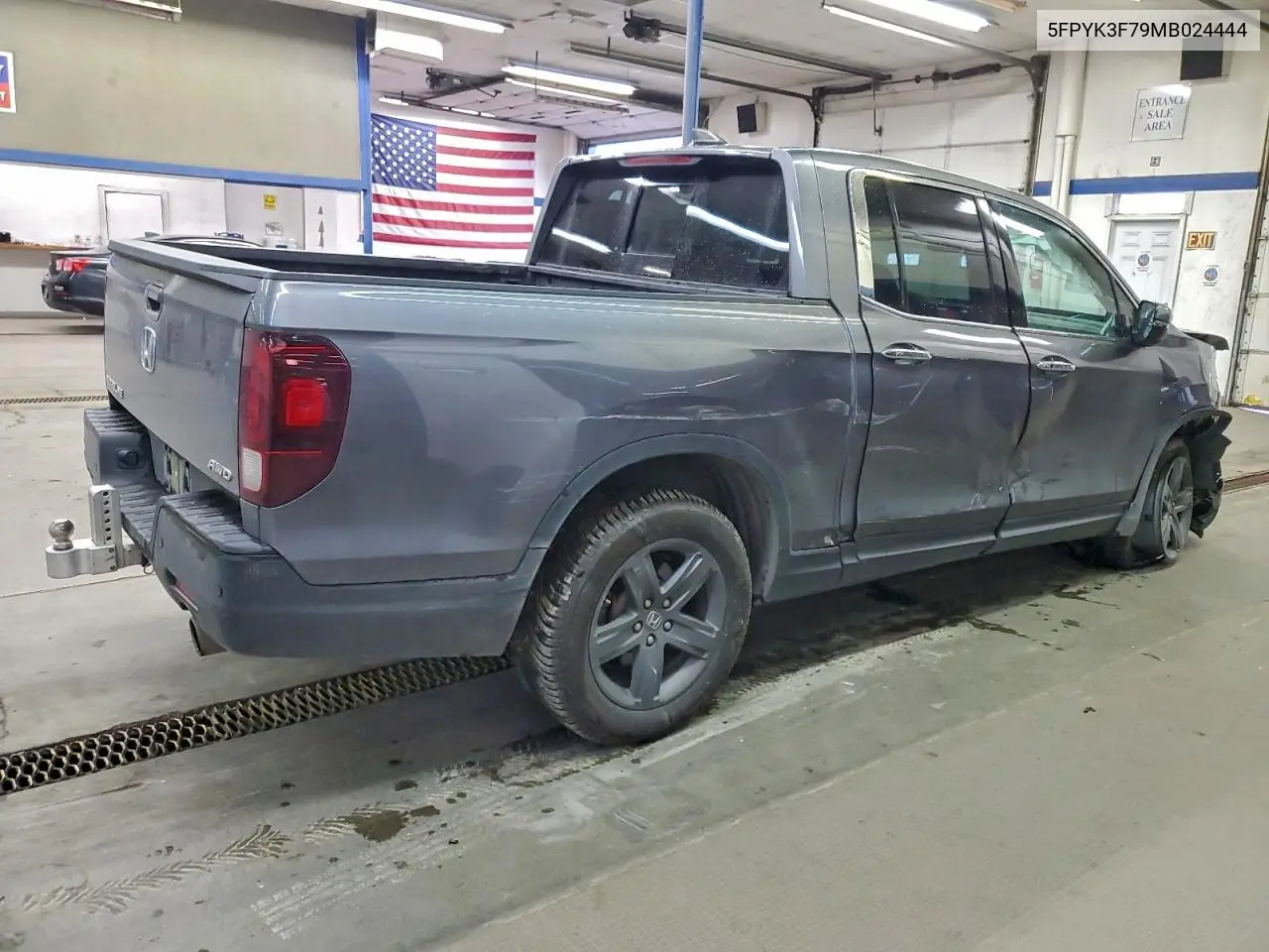5FPYK3F79MB024444 2021 Honda Ridgeline Rtl