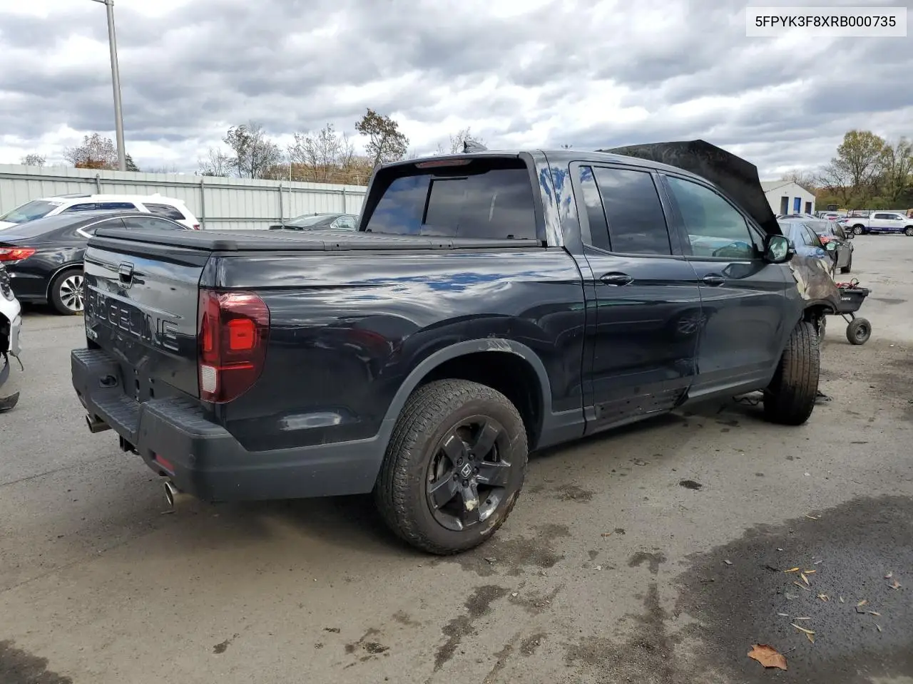 5FPYK3F8XRB000735 2024 Honda Ridgeline Black Edition