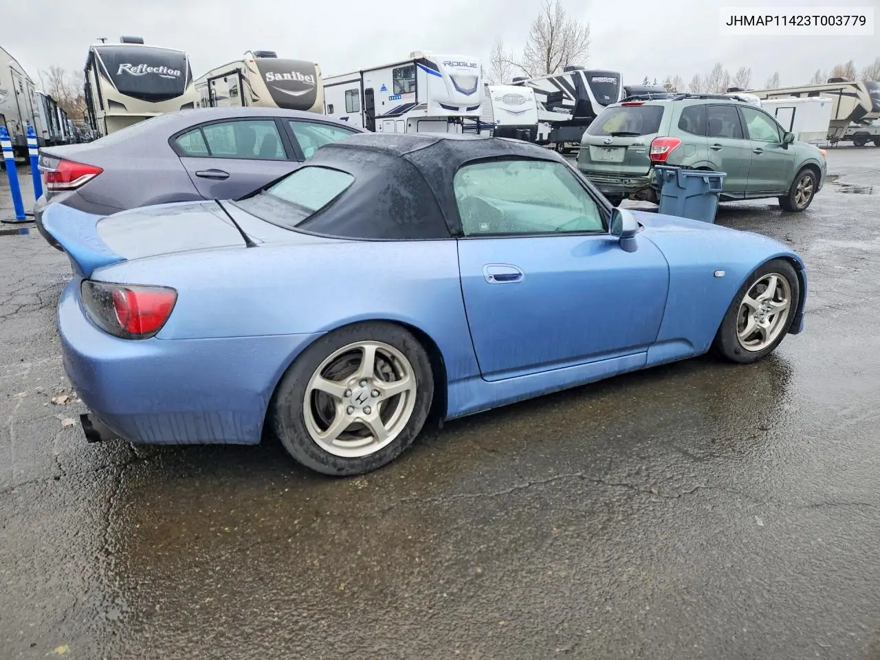 2003 Honda S2000 VIN: JHMAP11423T003779 Lot: 45691766