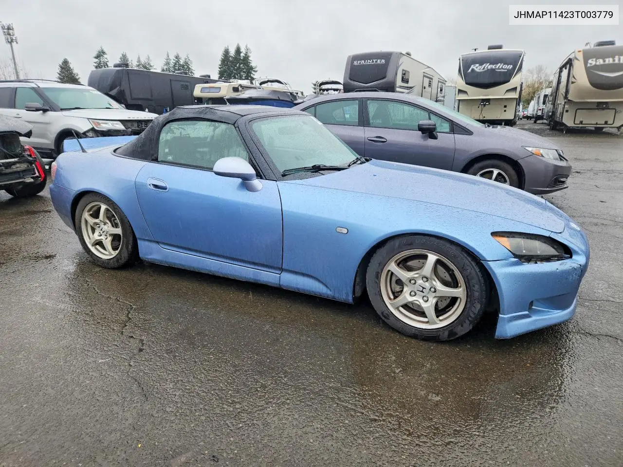 2003 Honda S2000 VIN: JHMAP11423T003779 Lot: 45691766