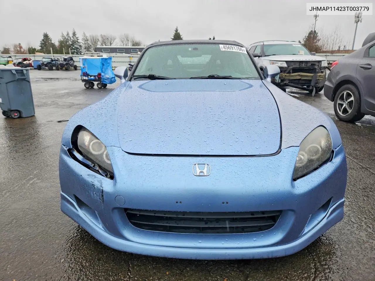 2003 Honda S2000 VIN: JHMAP11423T003779 Lot: 45691766