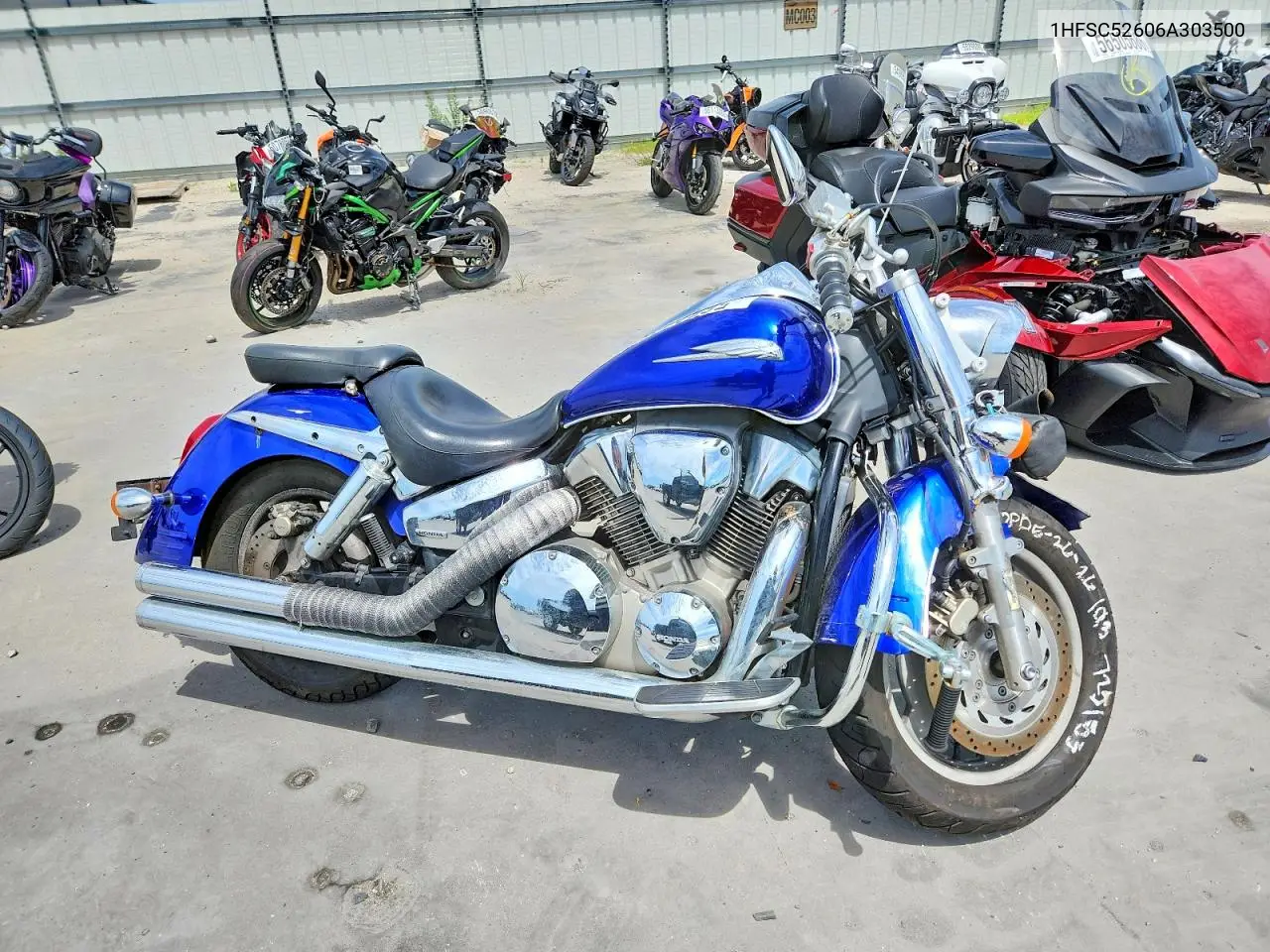 2006 Honda Vtx1300 R VIN: 1HFSC52606A303500 Lot: 56596956