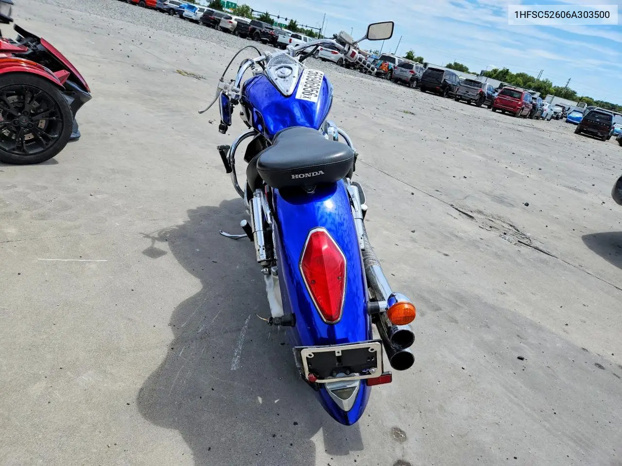 2006 Honda Vtx1300 R VIN: 1HFSC52606A303500 Lot: 56596956