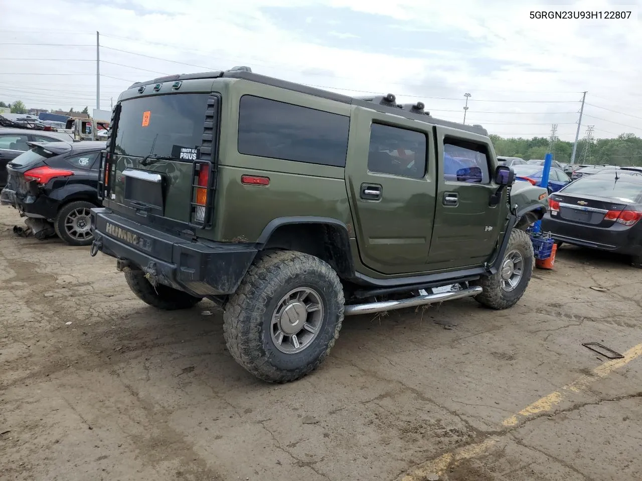 5GRGN23U93H122807 2003 Hummer H2