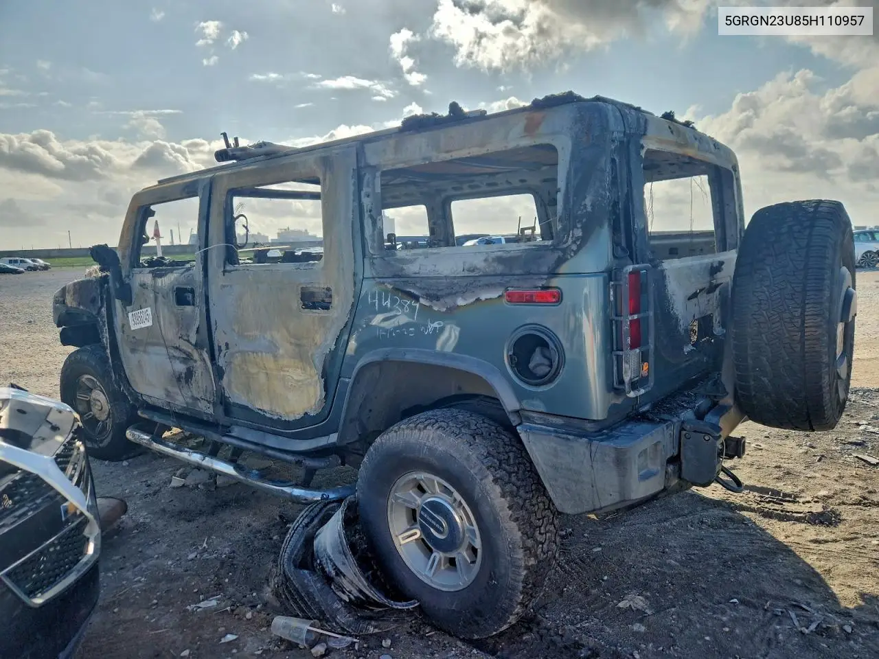 5GRGN23U85H110957 2005 Hummer H2
