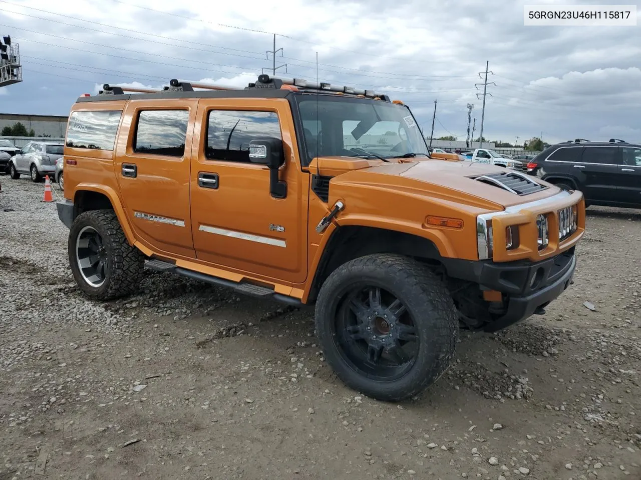 5GRGN23U46H115817 2006 Hummer H2