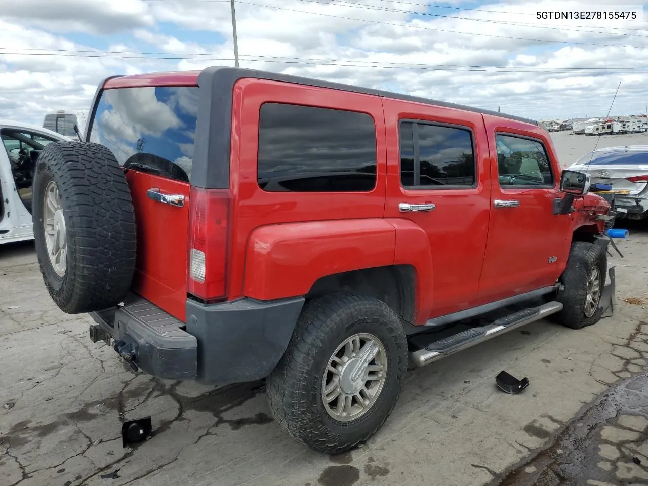 5GTDN13E278155475 2007 Hummer H3