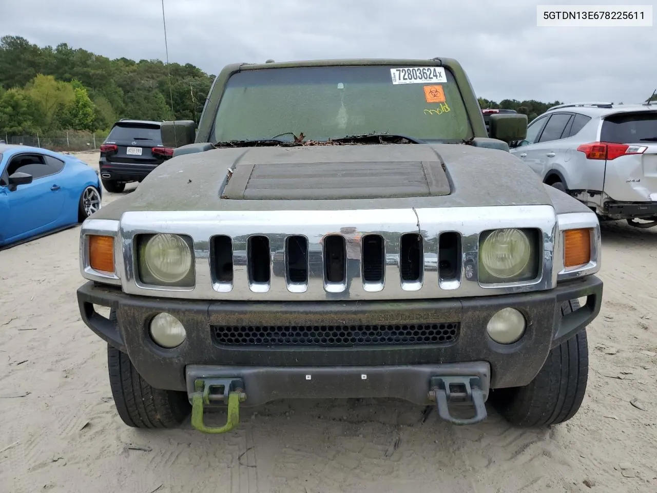 5GTDN13E678225611 2007 Hummer H3