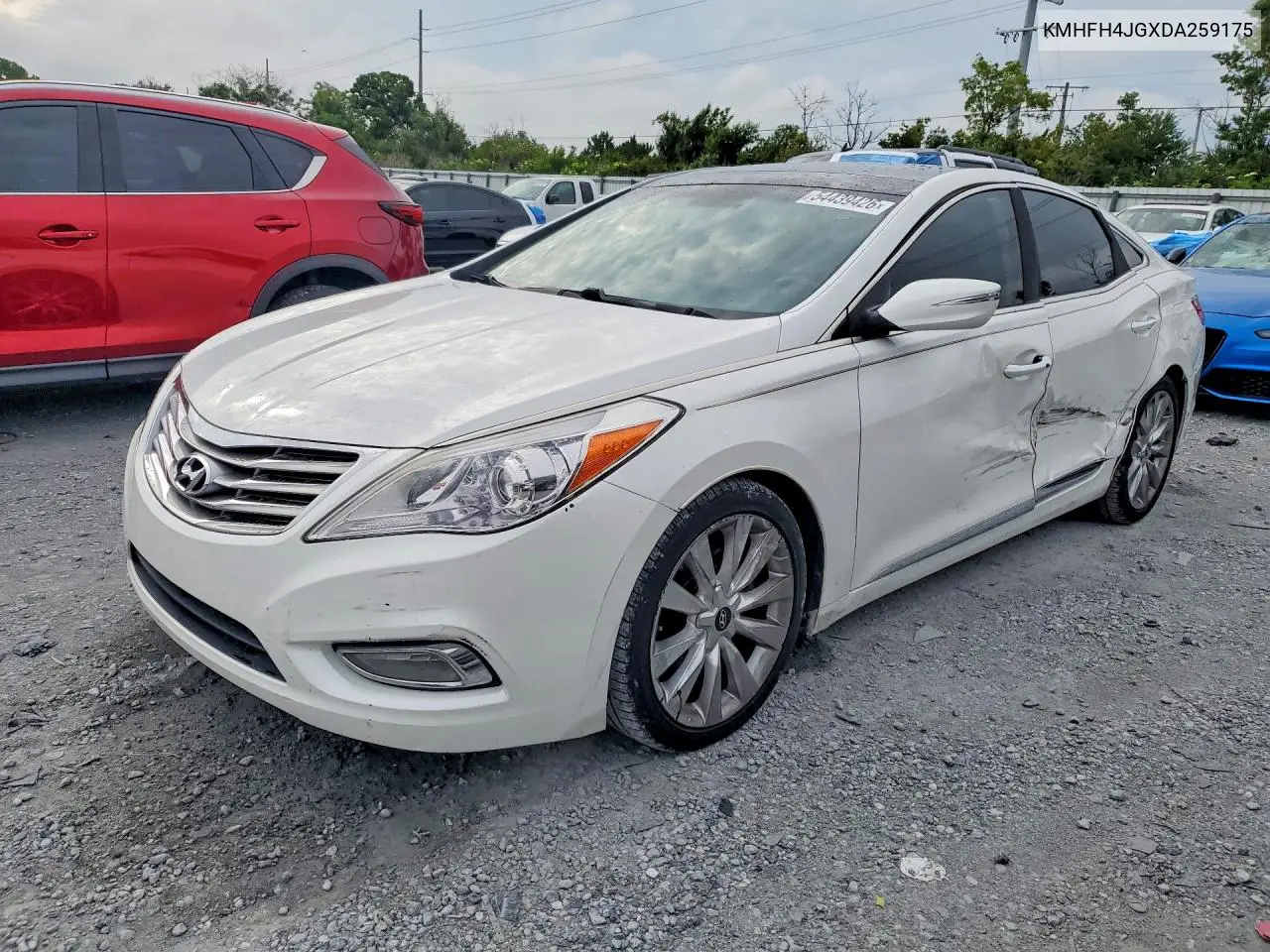 2013 Hyundai Azera Base VIN: KMHFH4JGXDA259175 Lot: 54439426