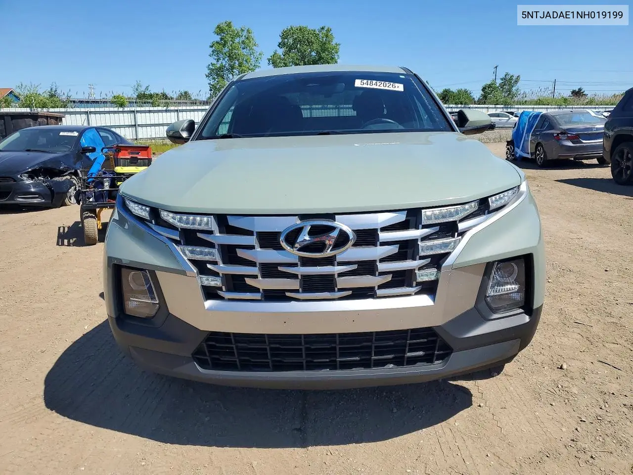 2022 Hyundai Santa Cruz Se VIN: 5NTJADAE1NH019199 Lot: 54842026