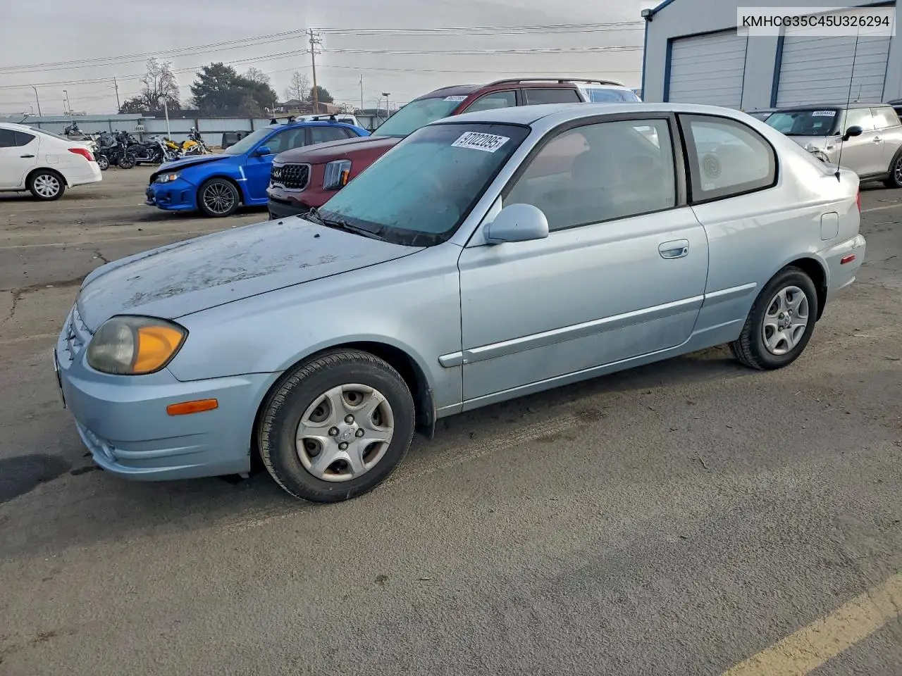 KMHCG35C45U326294 2005 Hyundai Accent Gs