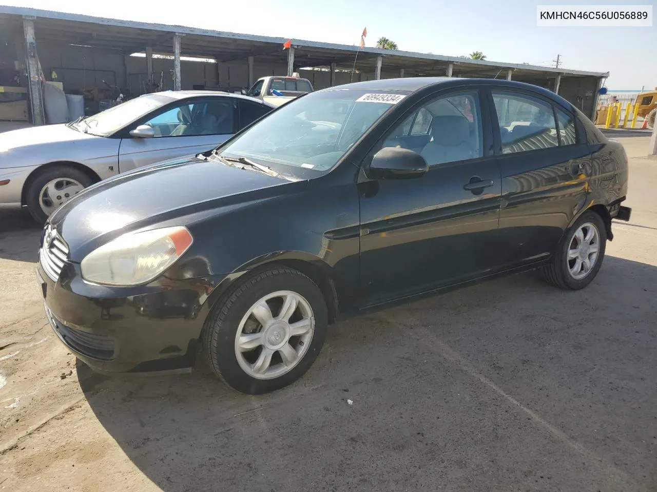 2006 Hyundai Accent Gls VIN: KMHCN46C56U056889 Lot: 68949334