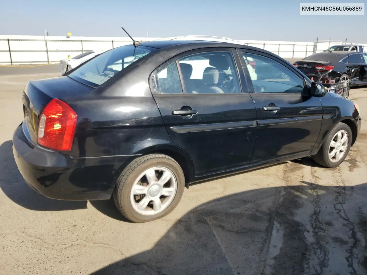 2006 Hyundai Accent Gls VIN: KMHCN46C56U056889 Lot: 68949334