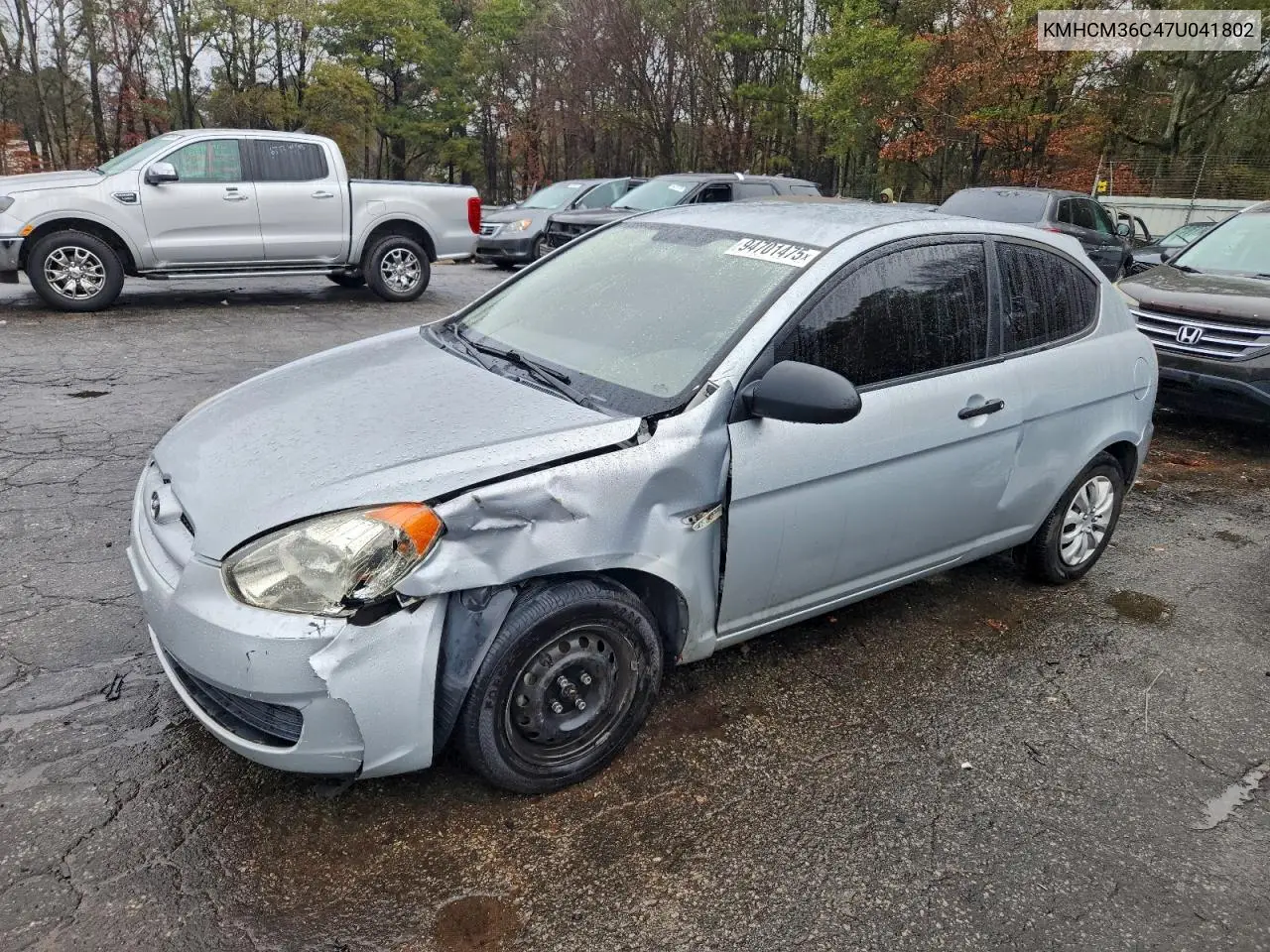KMHCM36C47U041802 2007 Hyundai Accent Gs