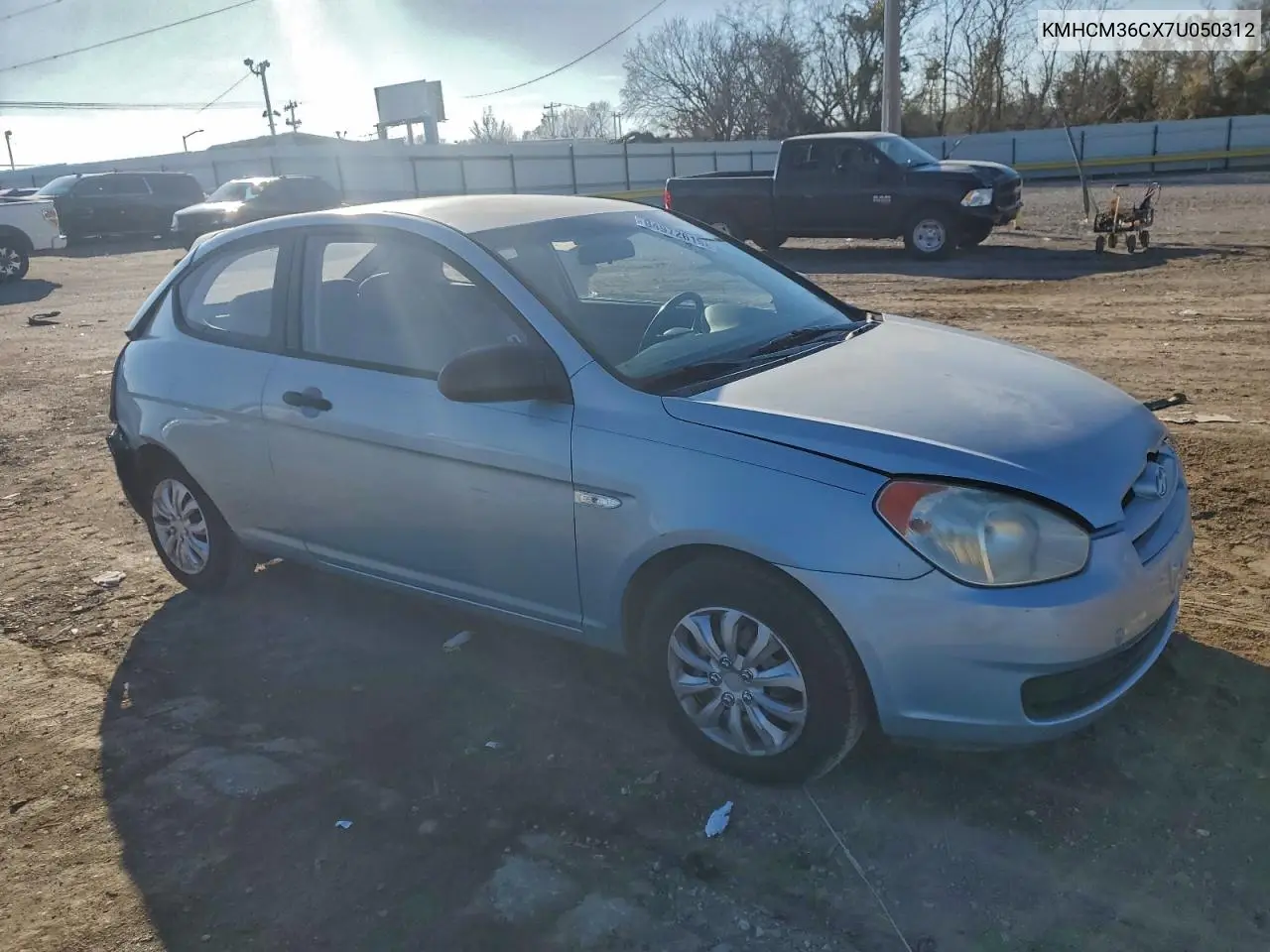 KMHCM36CX7U050312 2007 Hyundai Accent Gs