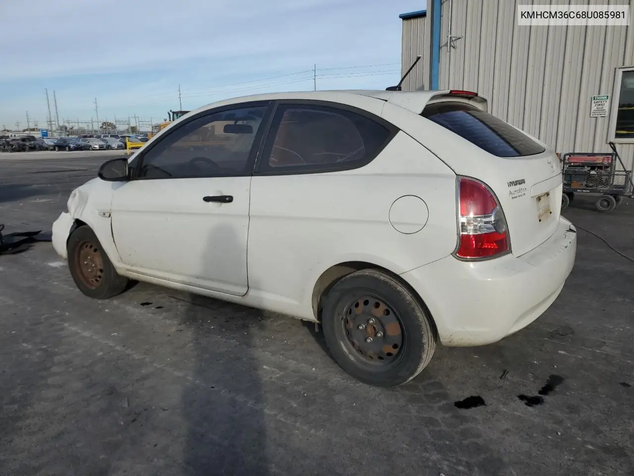 KMHCM36C68U085981 2008 Hyundai Accent Gs