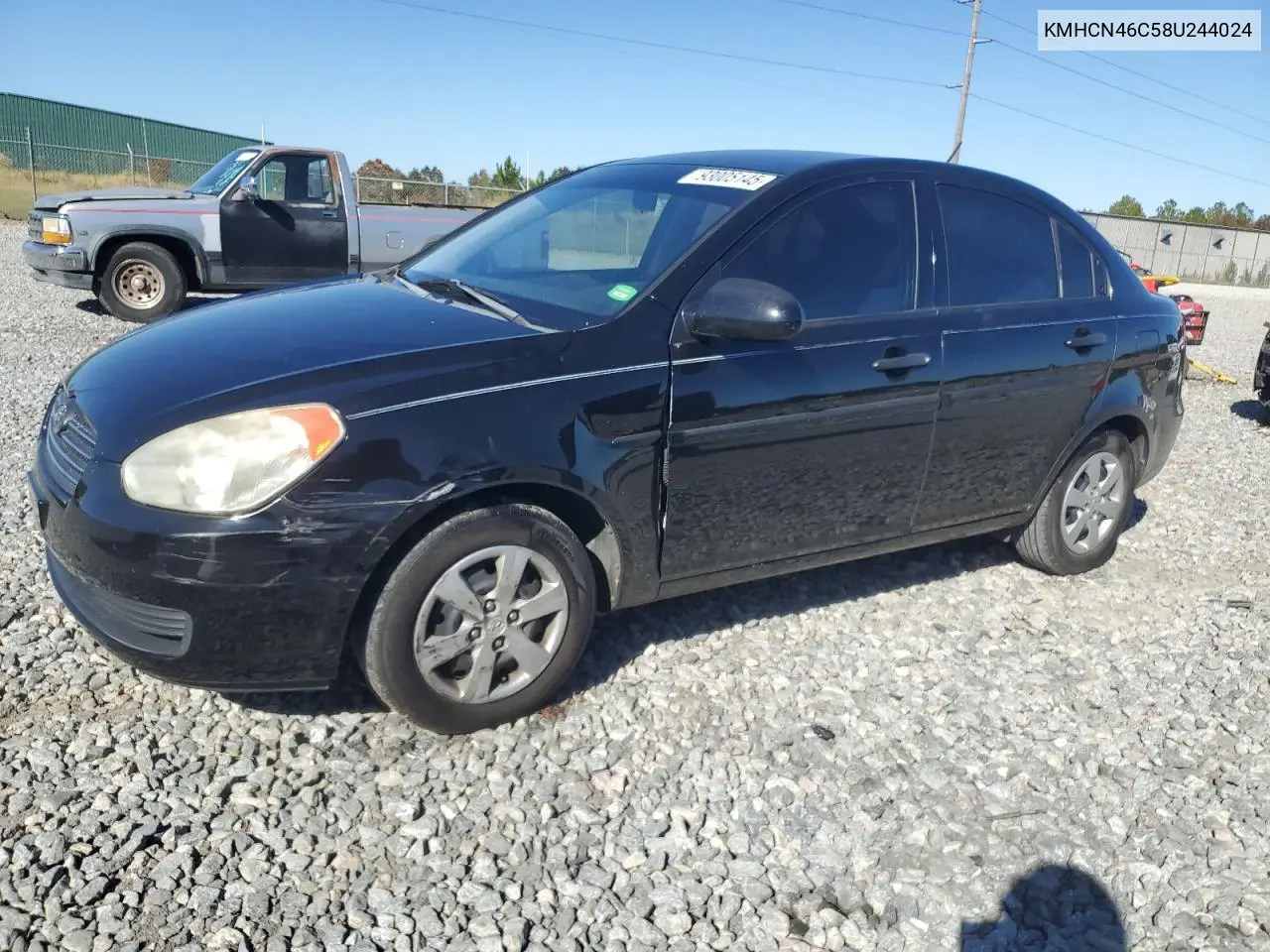 KMHCN46C58U244024 2008 Hyundai Accent Gls