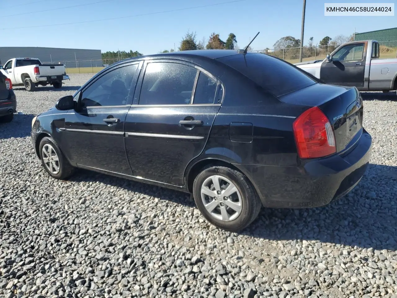 KMHCN46C58U244024 2008 Hyundai Accent Gls