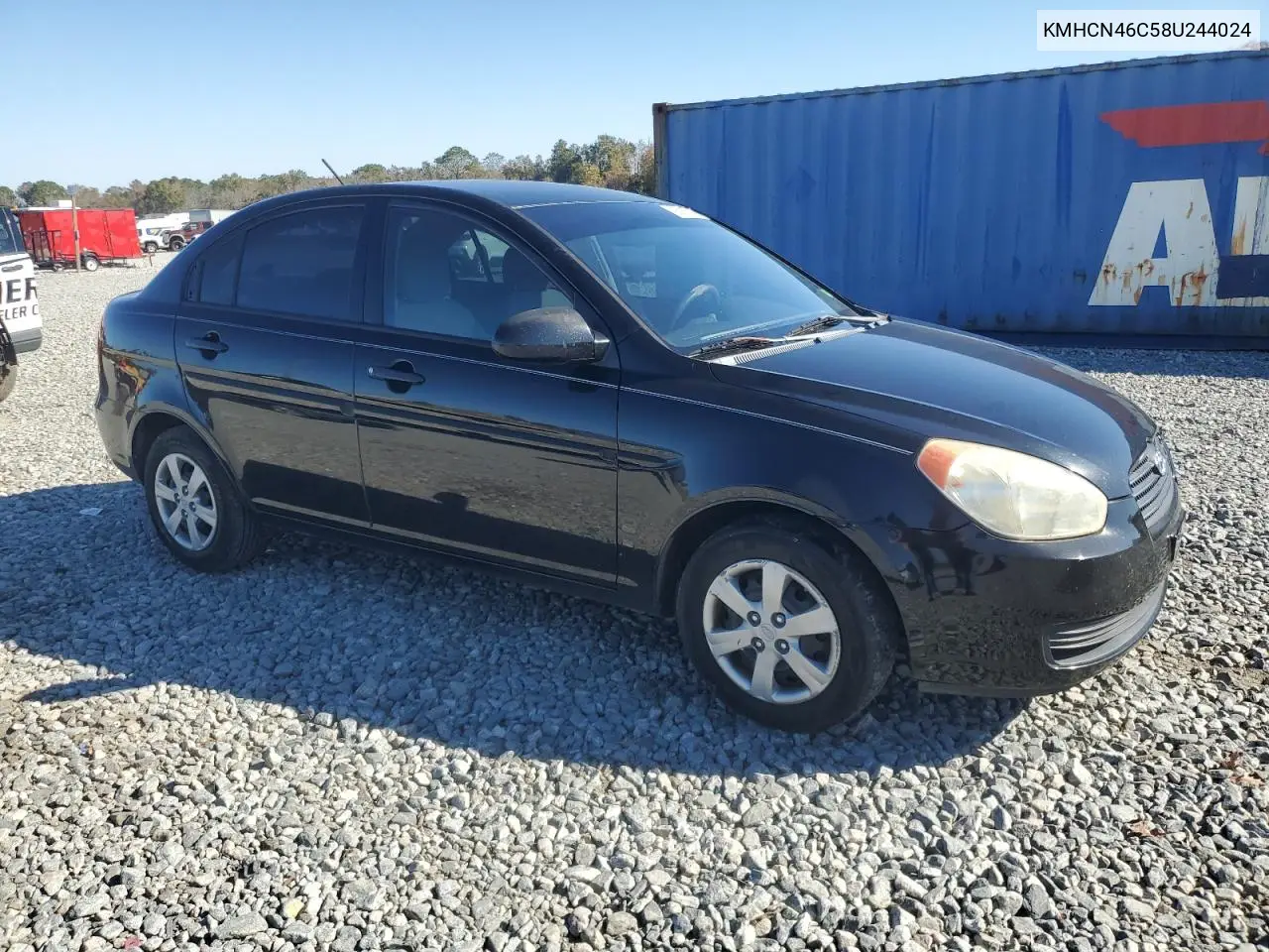 KMHCN46C58U244024 2008 Hyundai Accent Gls