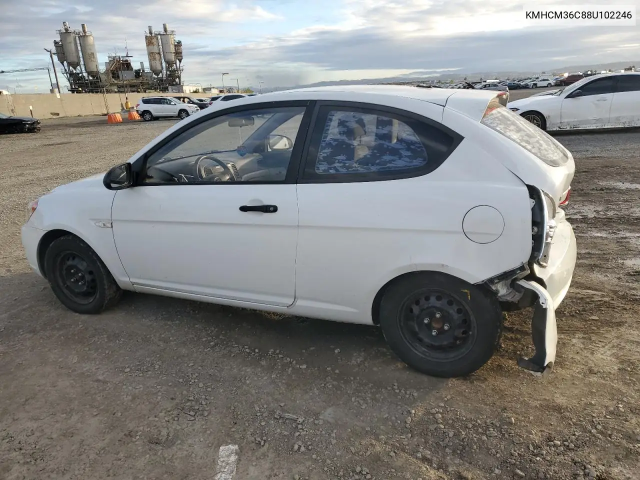 KMHCM36C88U102246 2008 Hyundai Accent Gs