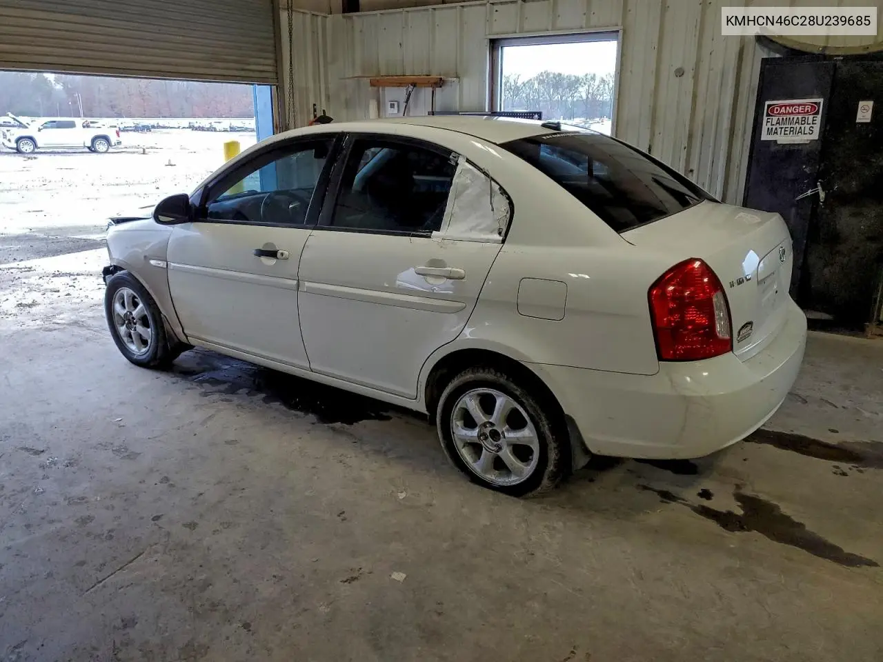 KMHCN46C28U239685 2008 Hyundai Accent Gls