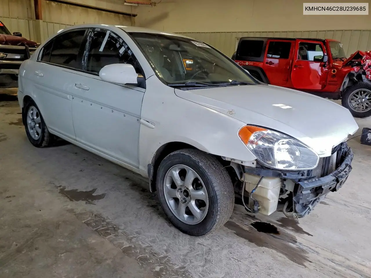 KMHCN46C28U239685 2008 Hyundai Accent Gls