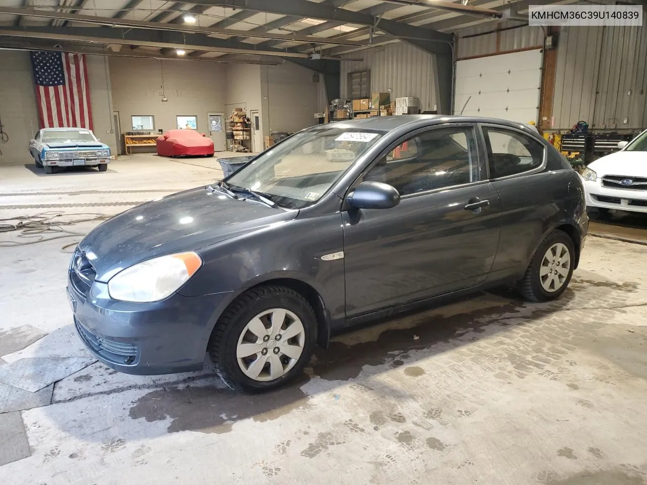 2009 Hyundai Accent Gs VIN: KMHCM36C39U140839 Lot: 72647564