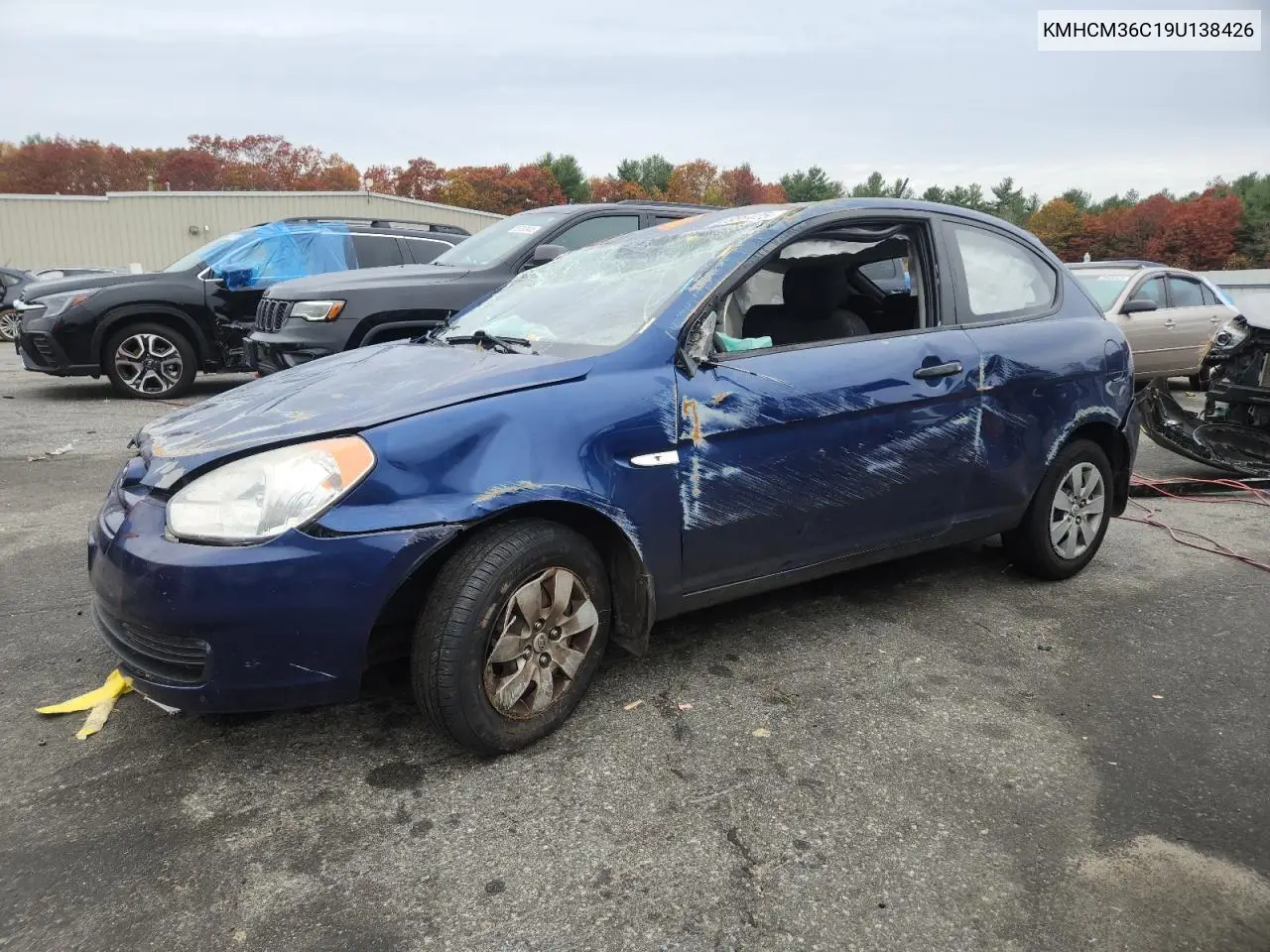 KMHCM36C19U138426 2009 Hyundai Accent Gs