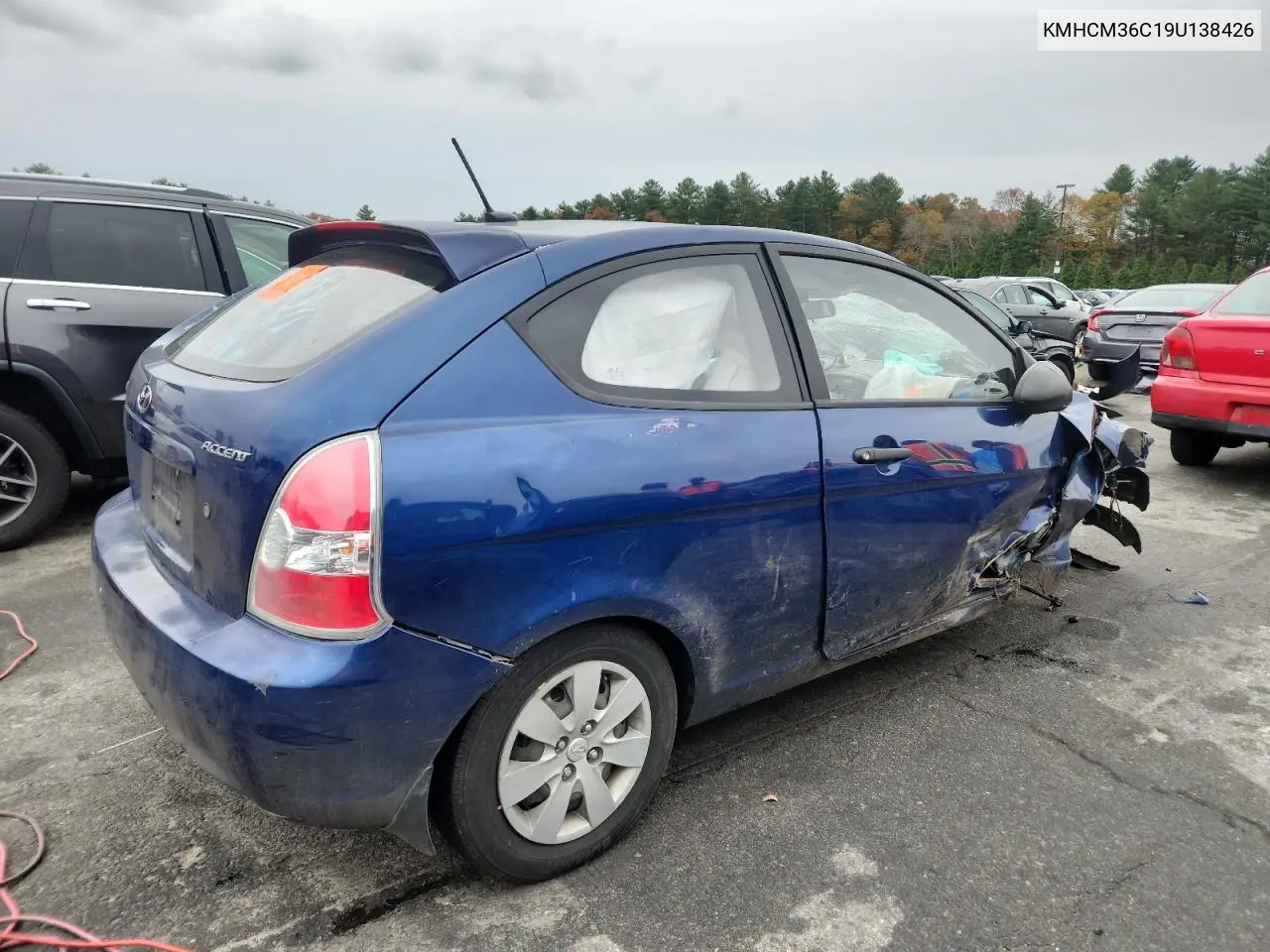 KMHCM36C19U138426 2009 Hyundai Accent Gs