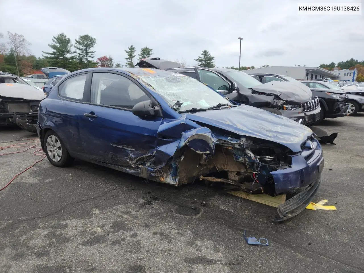 KMHCM36C19U138426 2009 Hyundai Accent Gs