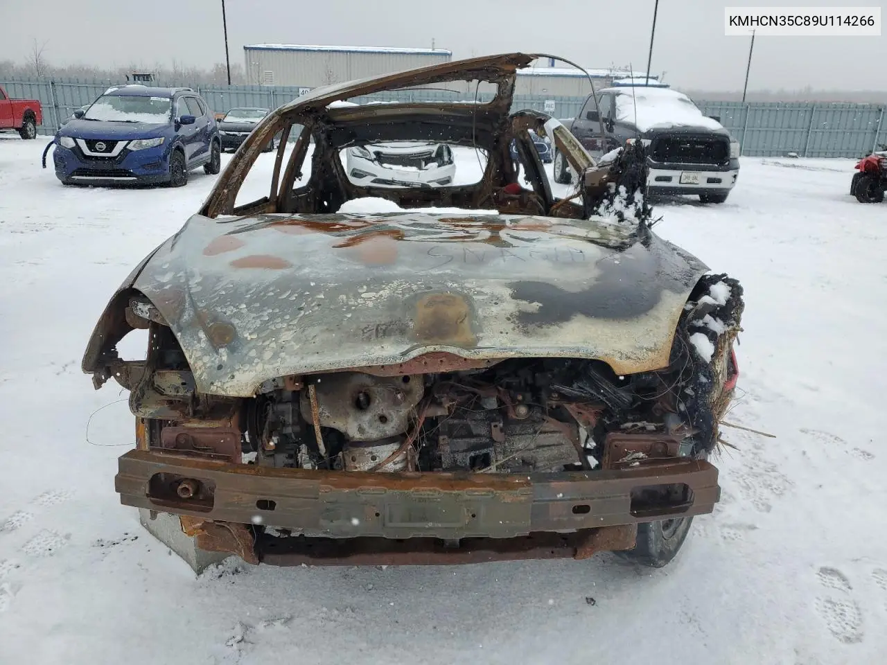 KMHCN35C89U114266 2009 Hyundai Accent Se