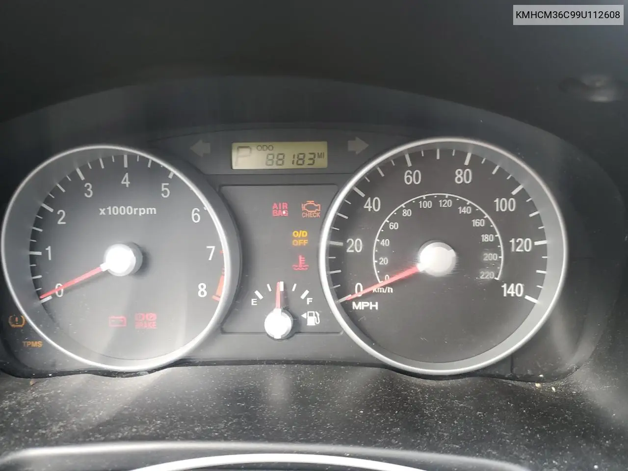 KMHCM36C99U112608 2009 Hyundai Accent Gs
