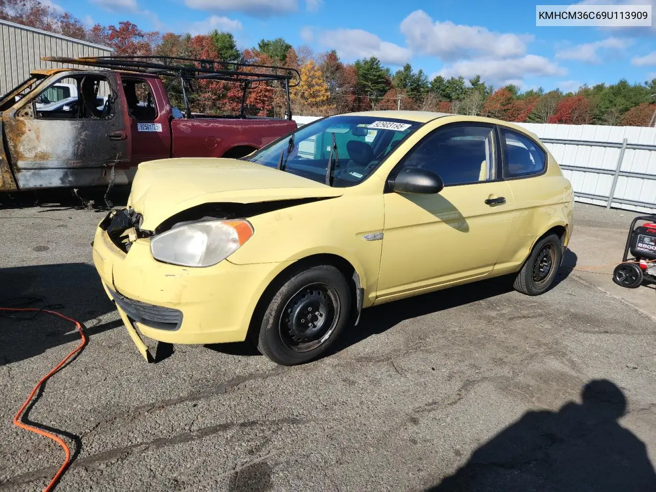 KMHCM36C69U113909 2009 Hyundai Accent Gs