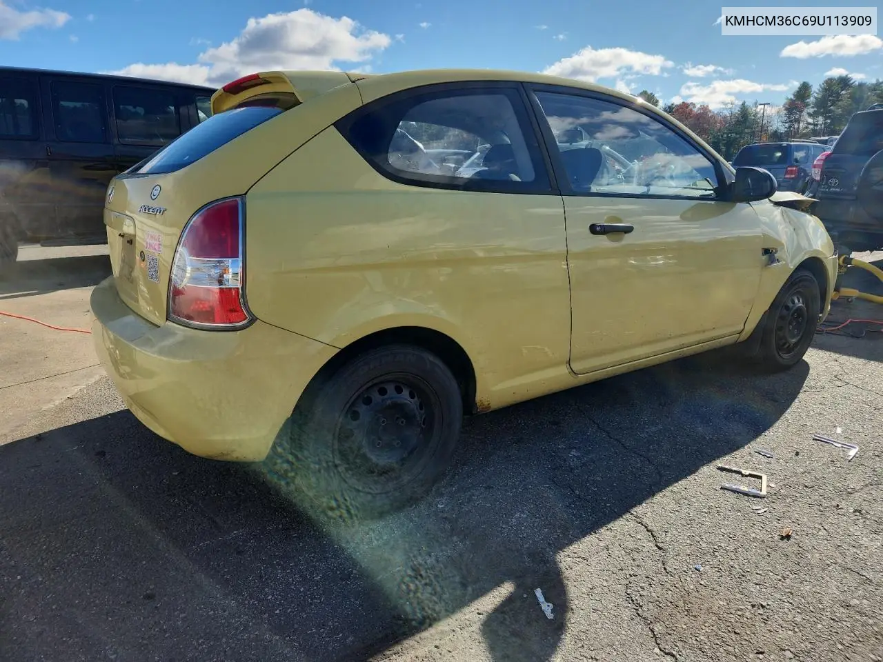 KMHCM36C69U113909 2009 Hyundai Accent Gs