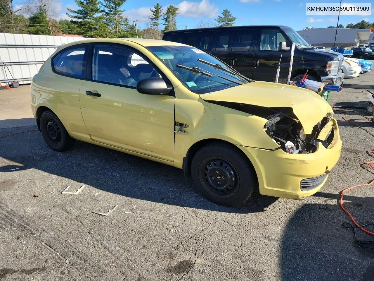 KMHCM36C69U113909 2009 Hyundai Accent Gs