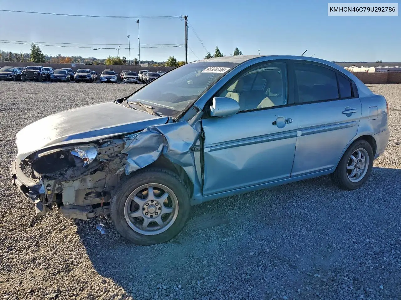 KMHCN46C79U292786 2009 Hyundai Accent Gls