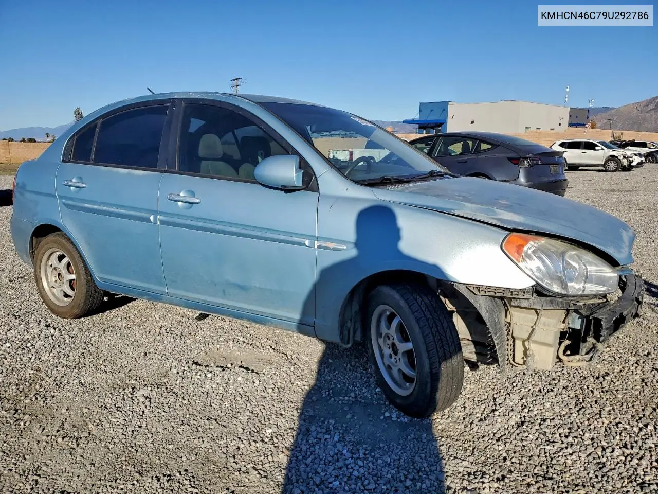 KMHCN46C79U292786 2009 Hyundai Accent Gls