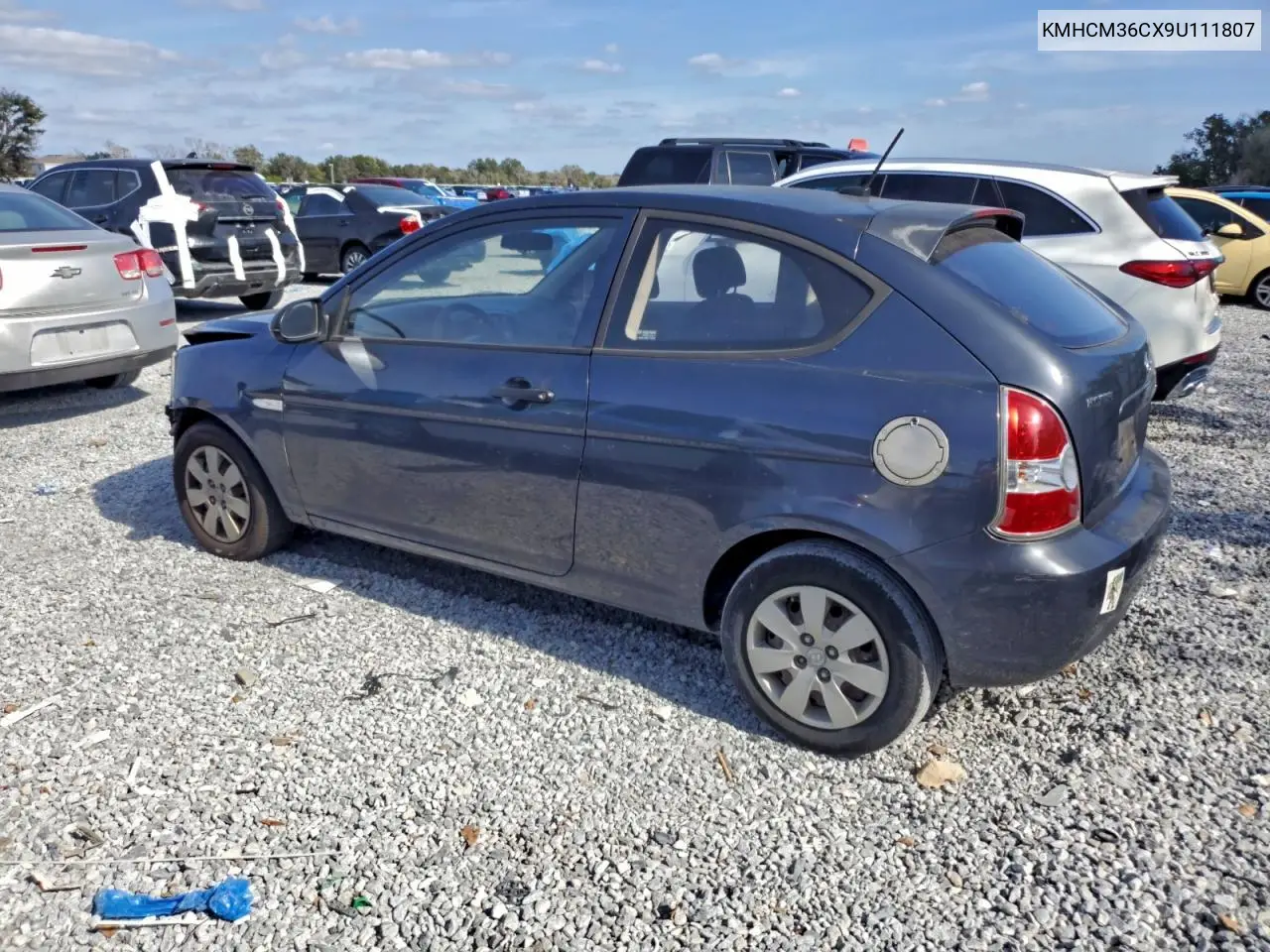 KMHCM36CX9U111807 2009 Hyundai Accent Gs