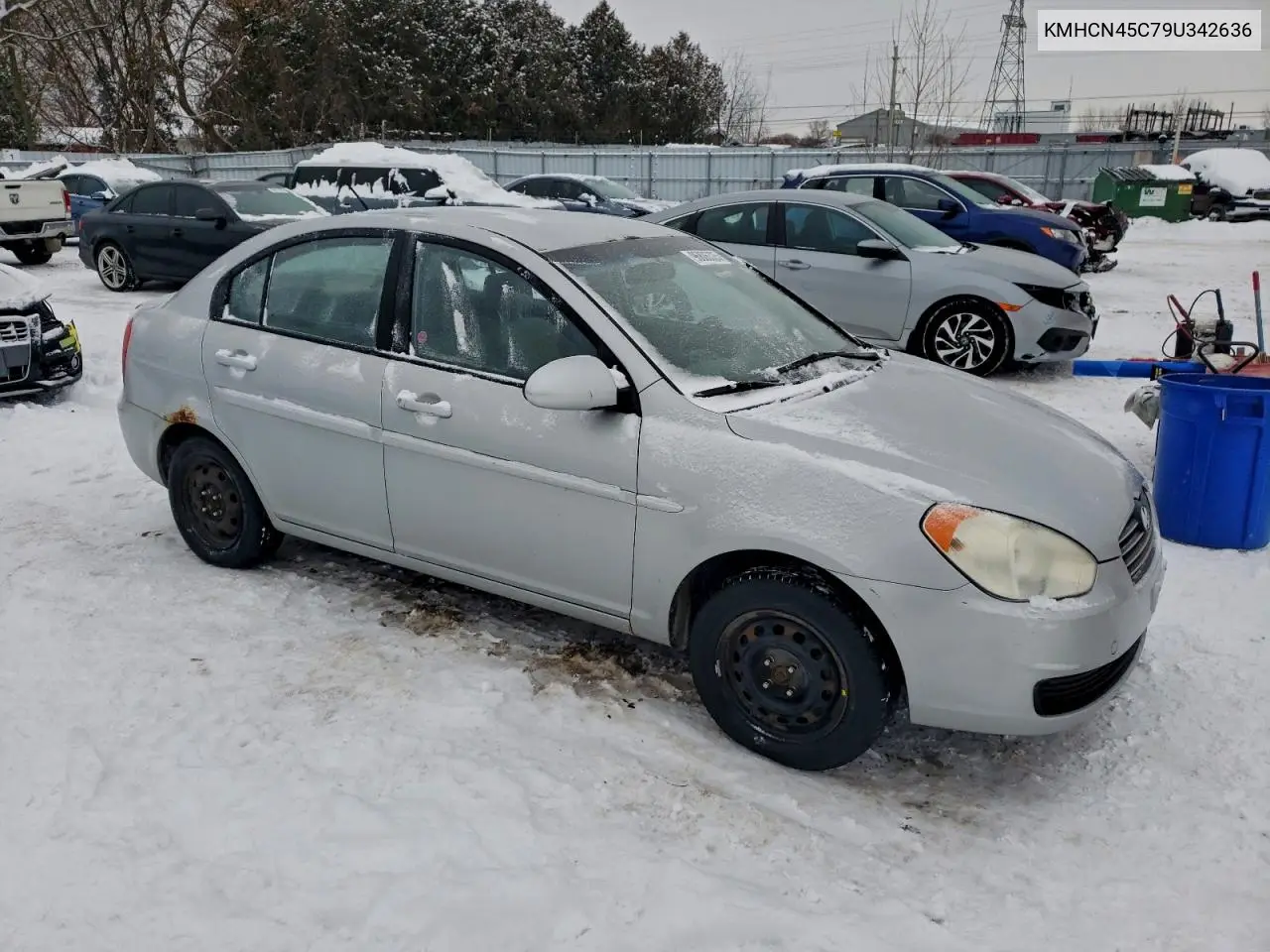 KMHCN45C79U342636 2009 Hyundai Accent Gls