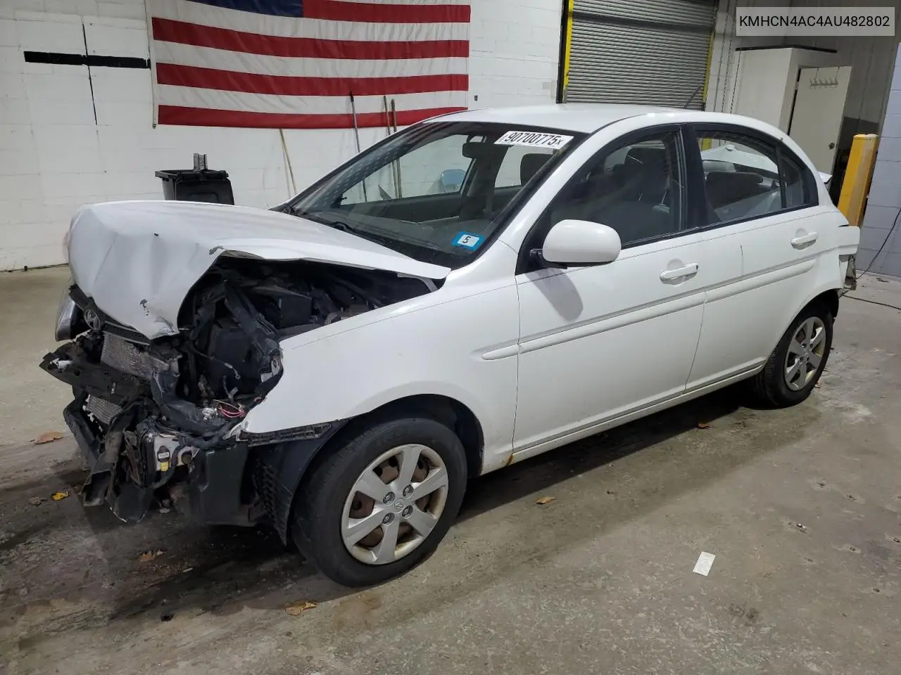 KMHCN4AC4AU482802 2010 Hyundai Accent Gls