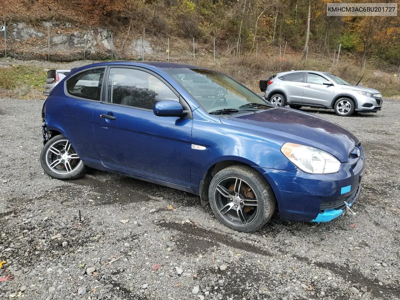 KMHCM3AC6BU201727 2011 Hyundai Accent
