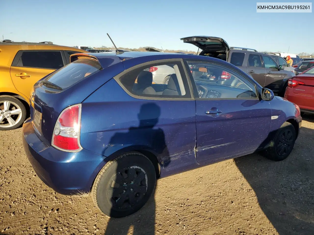KMHCM3AC9BU195261 2011 Hyundai Accent Gl