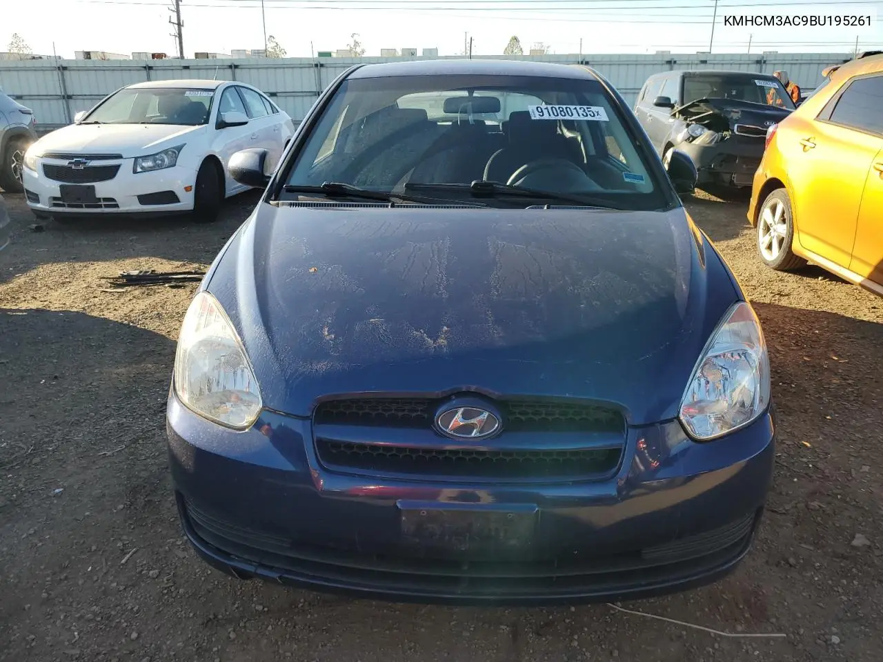 KMHCM3AC9BU195261 2011 Hyundai Accent Gl