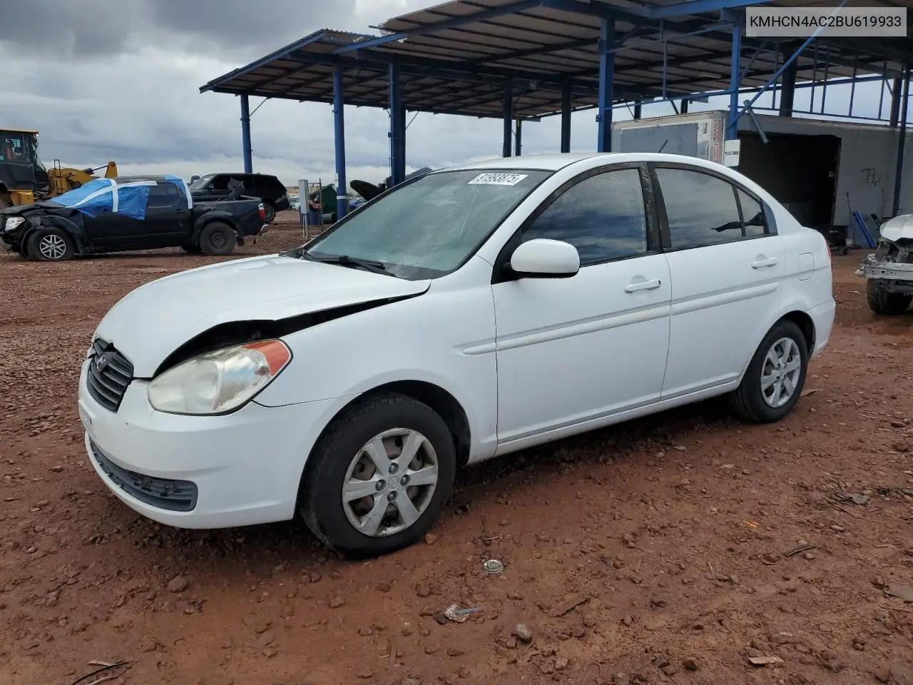 KMHCN4AC2BU619933 2011 Hyundai Accent Gls