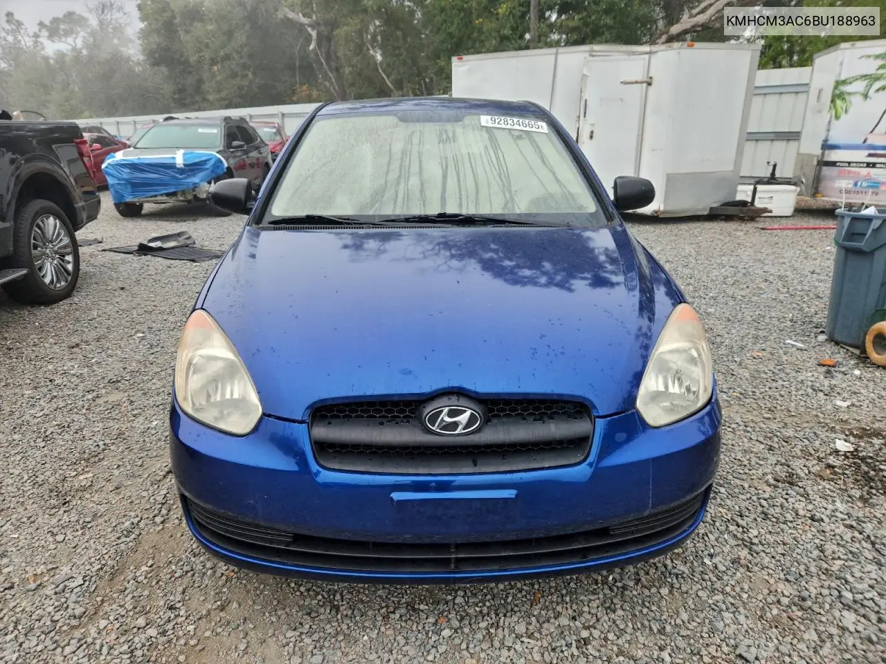 KMHCM3AC6BU188963 2011 Hyundai Accent Gl