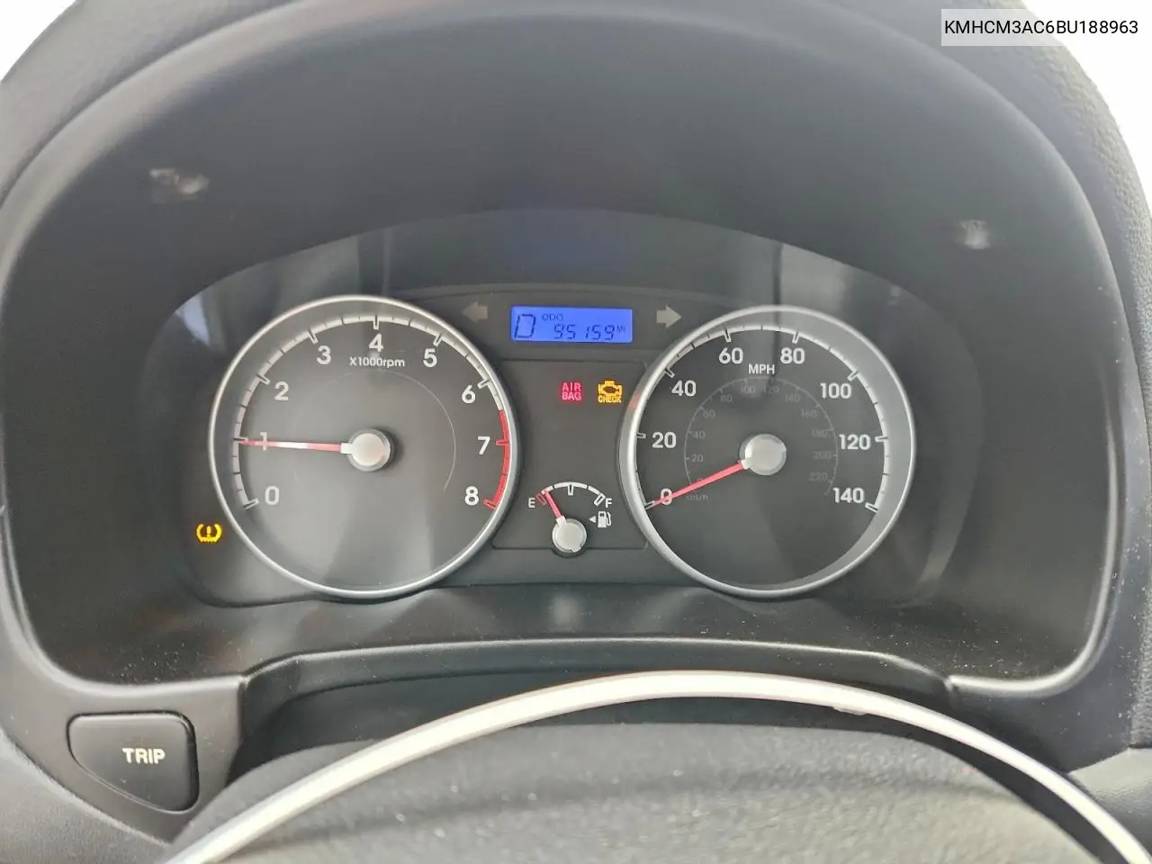KMHCM3AC6BU188963 2011 Hyundai Accent Gl